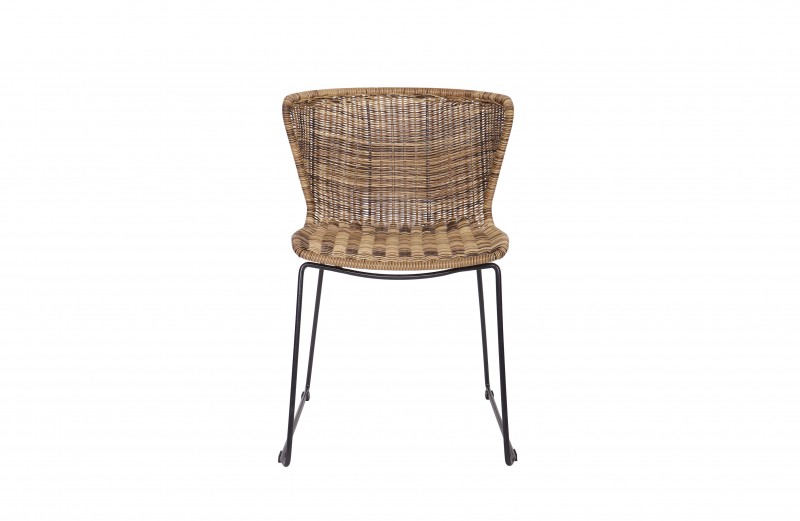 WINGS CHAIR NATUR POLY RATTAN OUTDOOR    - CHAIRS, STOOLS